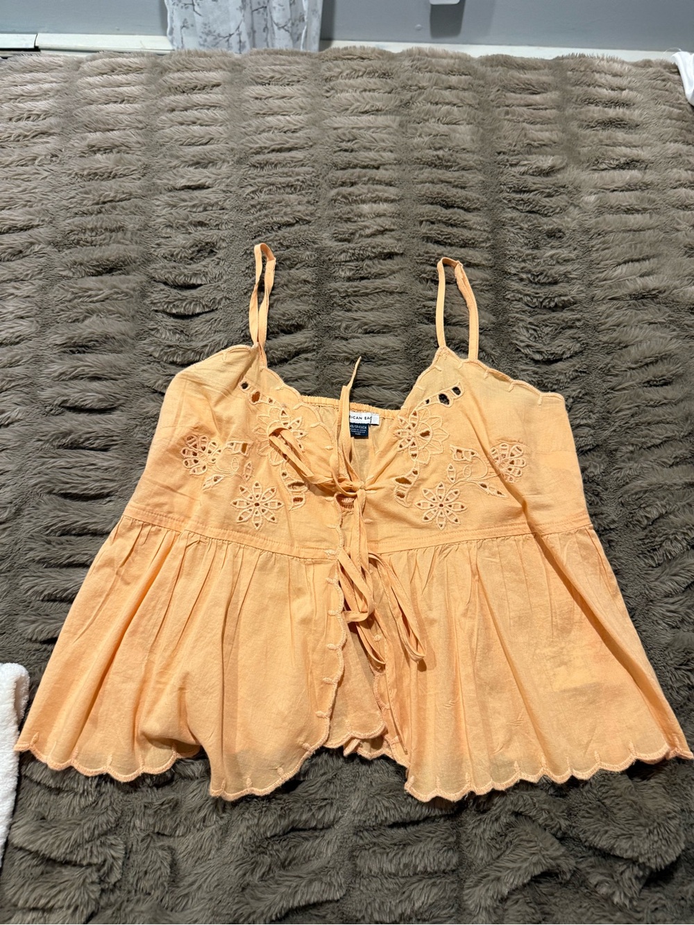 Orange American Eagle tank top
